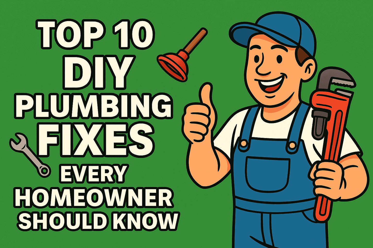 Top 10 DIY Plumbing Fixes Every Homeowner Should Know 👩‍🏠🚰