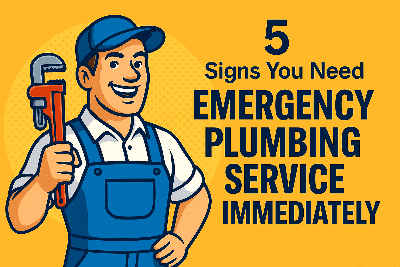 Signs You Need Emergency Plumbing Service Immediately 🚑🚰